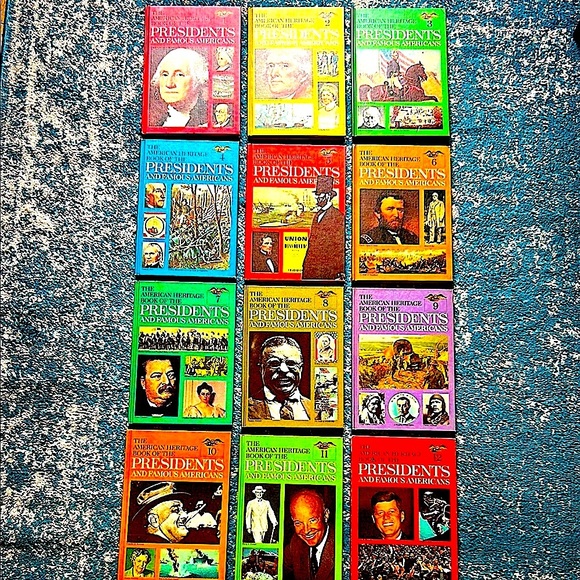 Hardcovers American Heritage Presidents Book Set Vintage Complete Volumes 1–12 - Picture 3 of 14